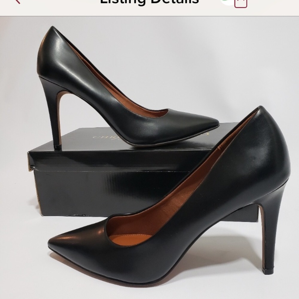 ❤️❤️Gorgeous black pumps NWT comfortable heels - Picture 7 of 8